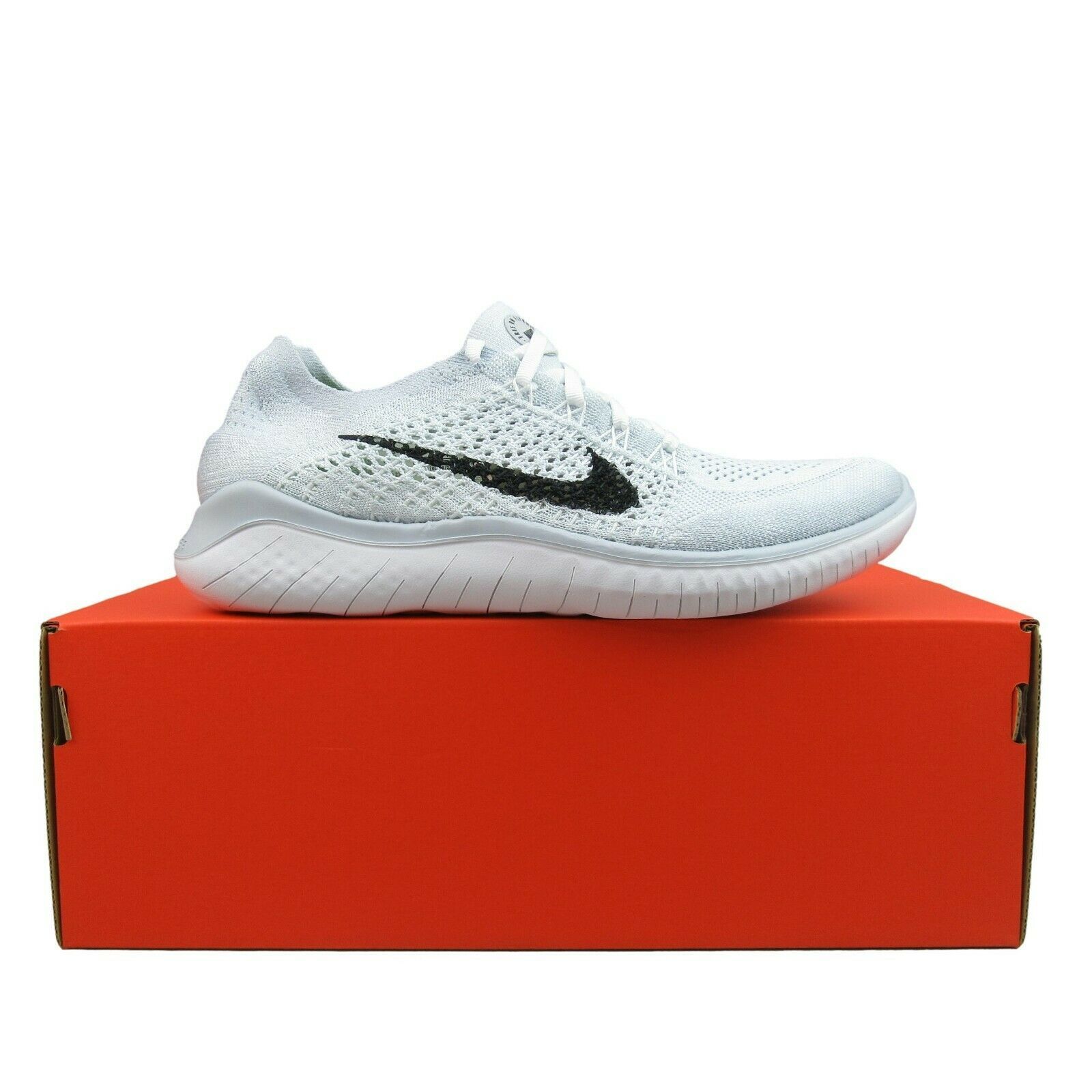 Primary image for Nike Free RN Flyknit 2018 Womens Running Shoes White NEW 942839-100 Multi Sizes
