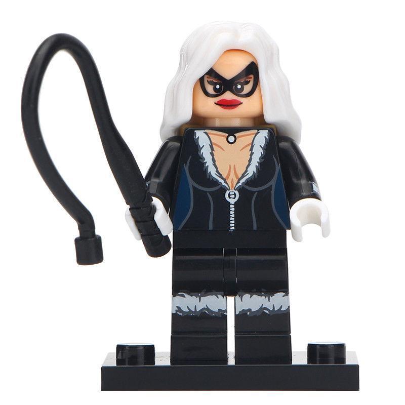 Black Cat - Marvel Comics Spiderman Themed Lego Minifigure Gift ...