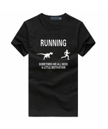 harajuku Motivation homme men's t-Shirt Funny fitness Dinosaur tshirt to - $21.91