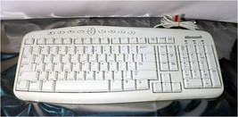 Microsoft Wired Keyboard Model RT2300, MS P/N: X801383-114, White, PS/2 - $23.29