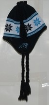 NFL Team Apparel Licensed Carolina Panthers Black Youth Winter Cap image 1