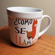 Pier 1 Mug, 18 oz, Como Se Llama, large animal coffee mug, discontinued