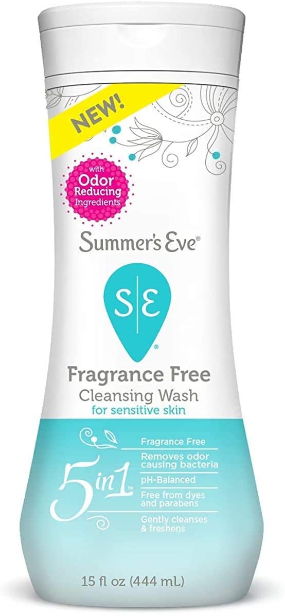 Summer's Eve Cleansing Wash, Fragrance Free, Gynecologist Tested,15 Fl Oz