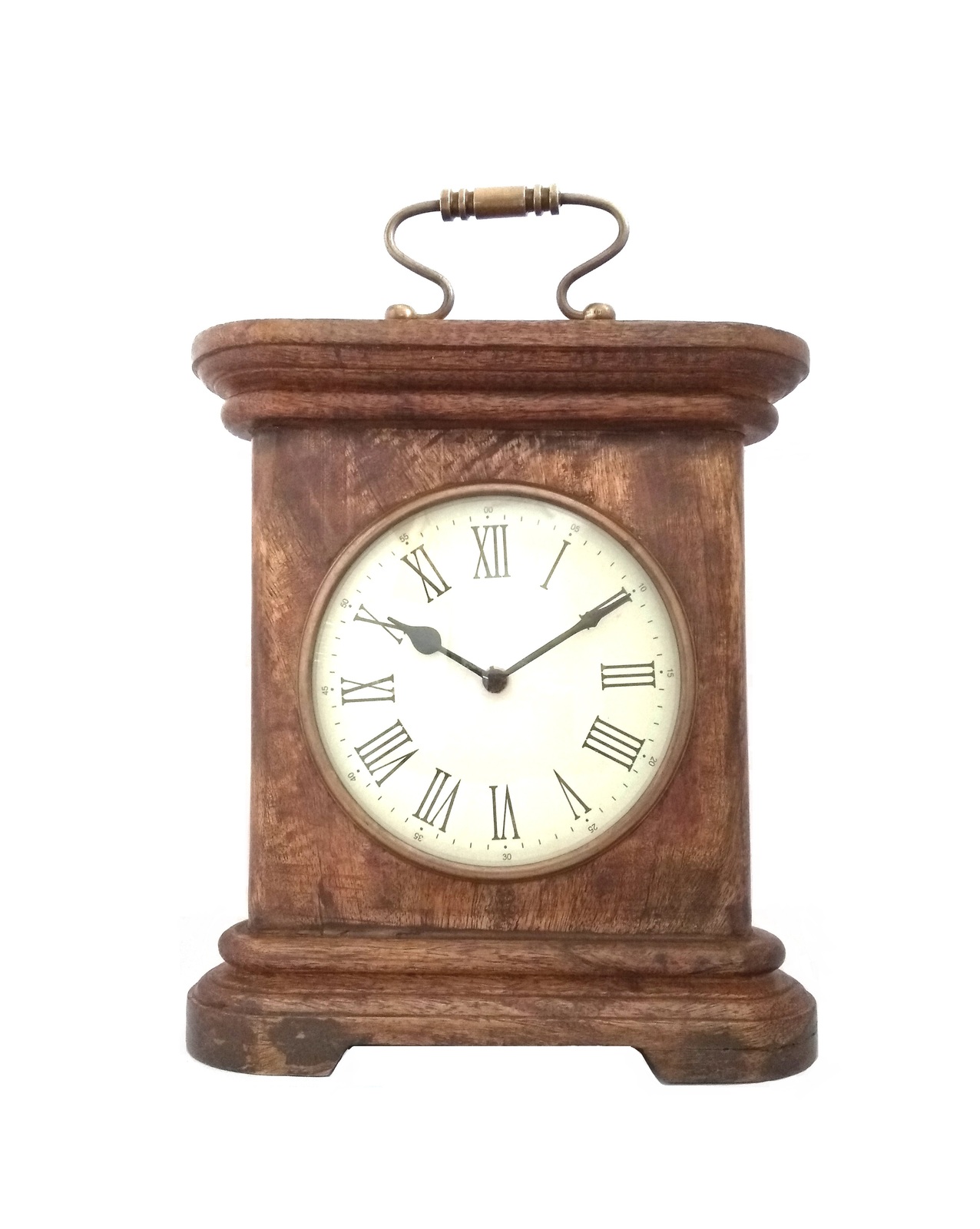 Shoptreed Vintage Solid Wood Decorative Chiming Mantel Clock with
