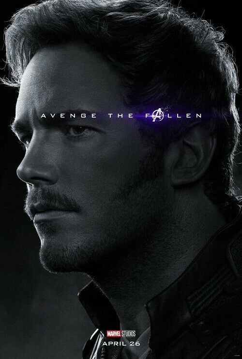 Avengers End Game Poster Star-Lord Marvel Movie Print 14x21 24x36 27x40 32x48