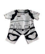 Build a Bear Star Wars Storm Trooper Suit Outfit Costume Clothes Black W... - $11.88
