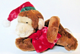 Dan Dee Collector's Choice Christmas MONKEY CHIMP Rare HTF Holiday Plush Animal - $15.00