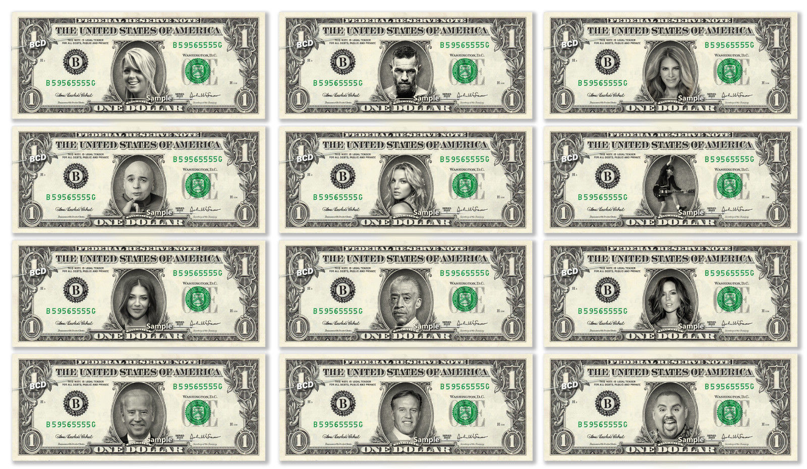 JOKER on a REAL Dollar Bill Cash Money Collectible Memorabilia Celebrity Novelty 