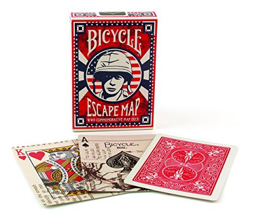 Bicycle Escape Map Poker Size Standard Index Playing Cards - 51 2b 2bkv8knfl