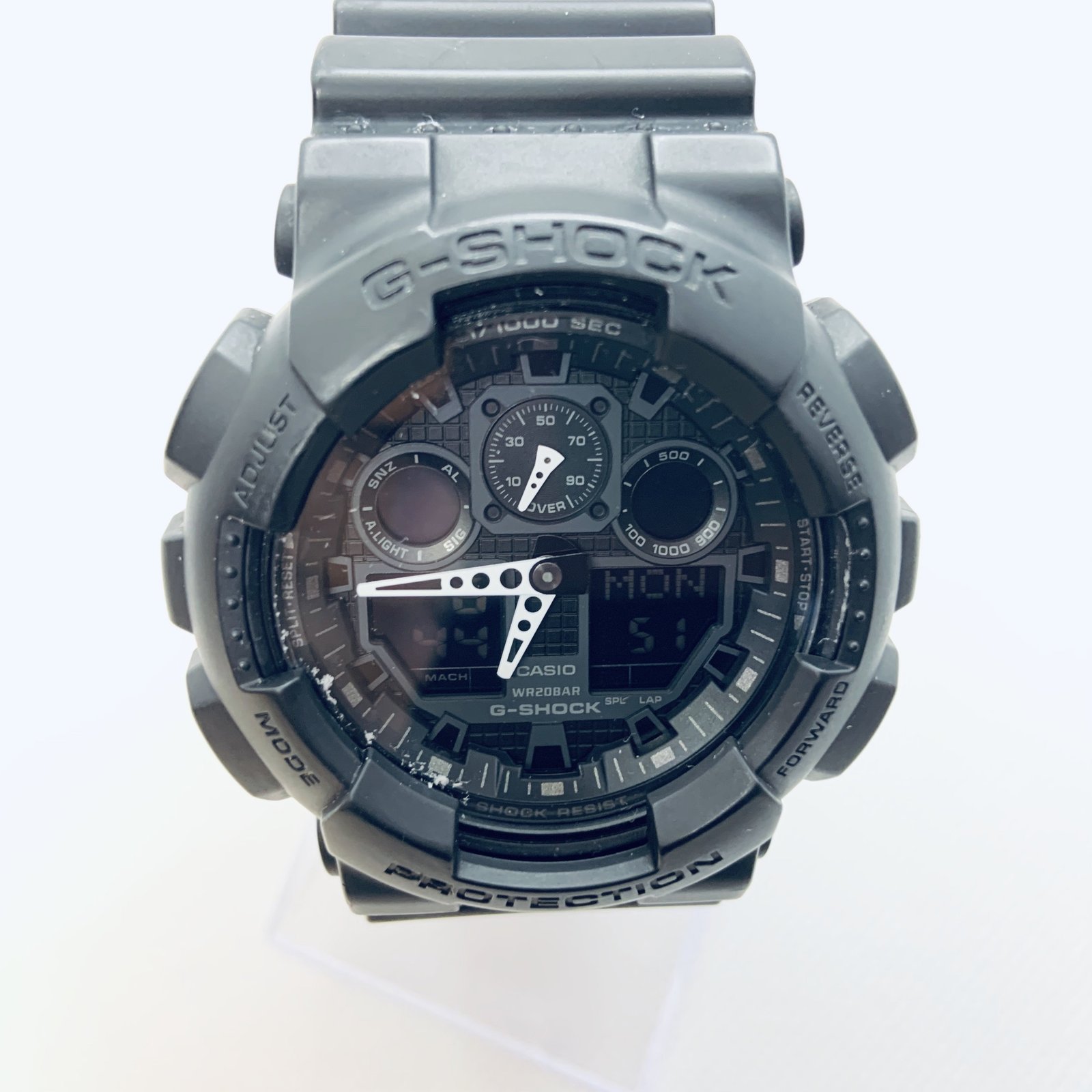 Casio G-SHOCK - The GA 100-1A1 Military Series Watch in Black ...