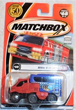 Matchbox 2002 Kids Cars Of The Year Serie "Snow Doctor" #68 of 75 On Sealed Card - $4.00