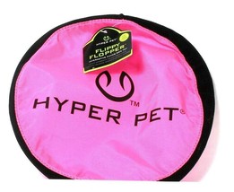 1 Count Hyper Pet Flippy Flopper Pink & Black Interactive Flying Dog Toy