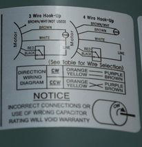 DiversiTech WG840468 Condenser Fan Motor Wiring Diagram image 8