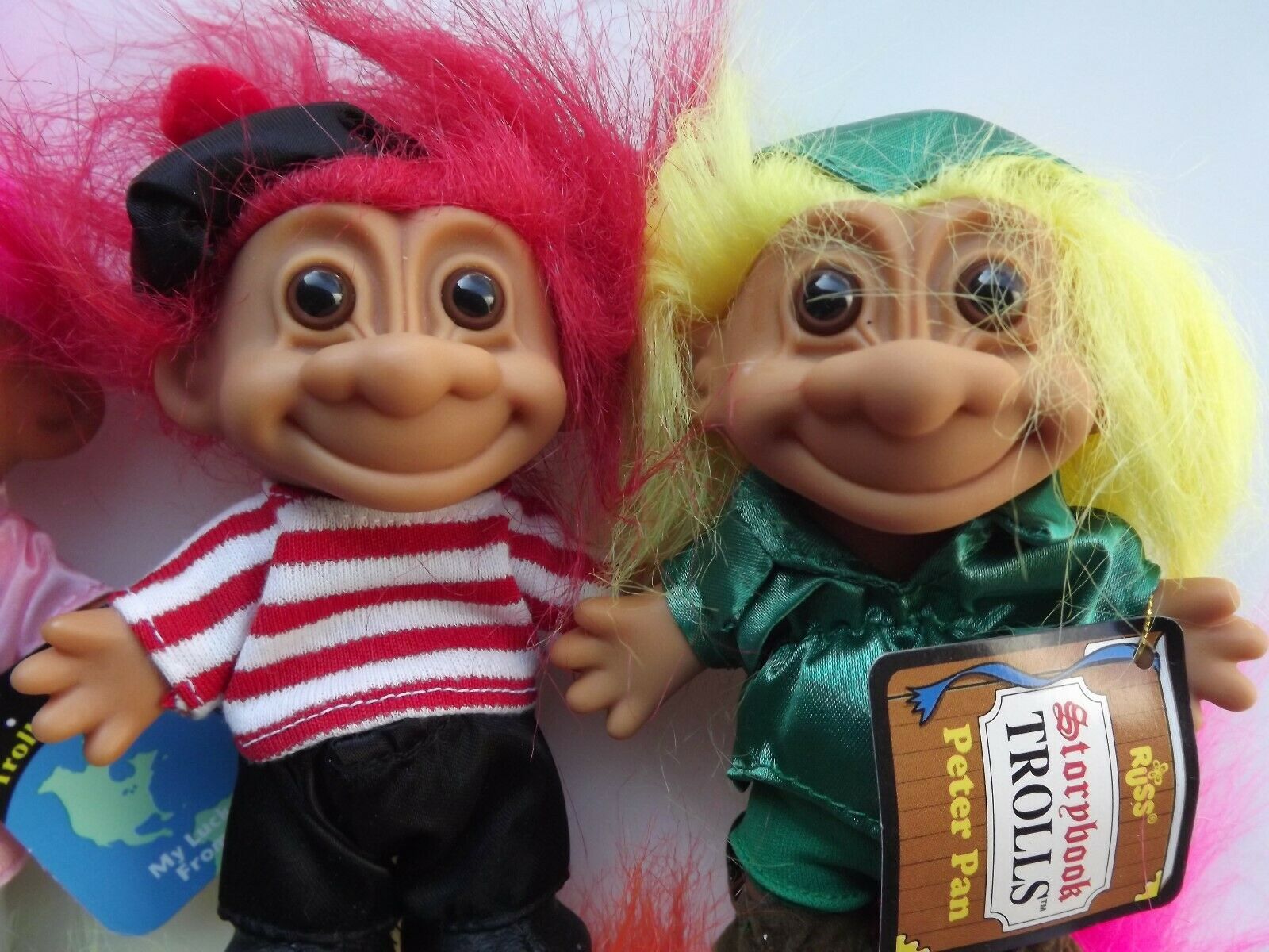 Lot of Russ Trolls Around the World Dolls - Modern (1975-Now)