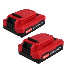 2 Pack 20V Max Lithium Ion Battery Replacement For 20V Cordless Power  - $78.99