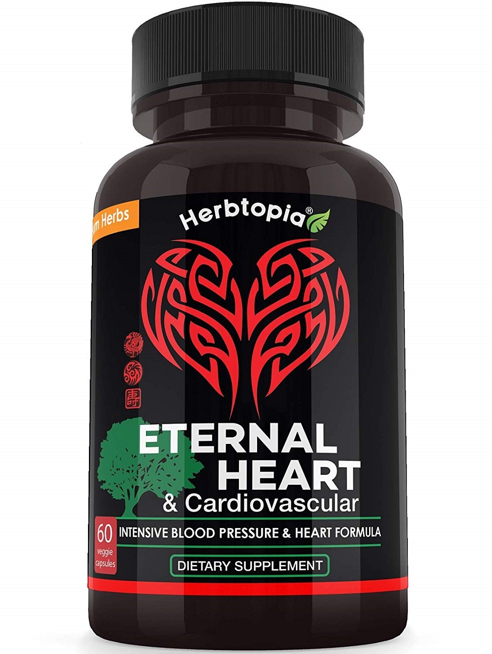 Eternal Heart Cardiovascular Supplement Lower BP Naturally Boost Blood Flow 60Ct