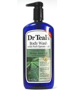 1 Ct Dr. Teal&#39;s Pure Epsom Salt Hemp Seed &amp; Essential Oils Body Wash 24F... - $20.99