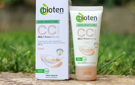 Bioten CC Cream Skin Moisturie Light 100 % Natural Quince Extract SPF 20... - $8.89