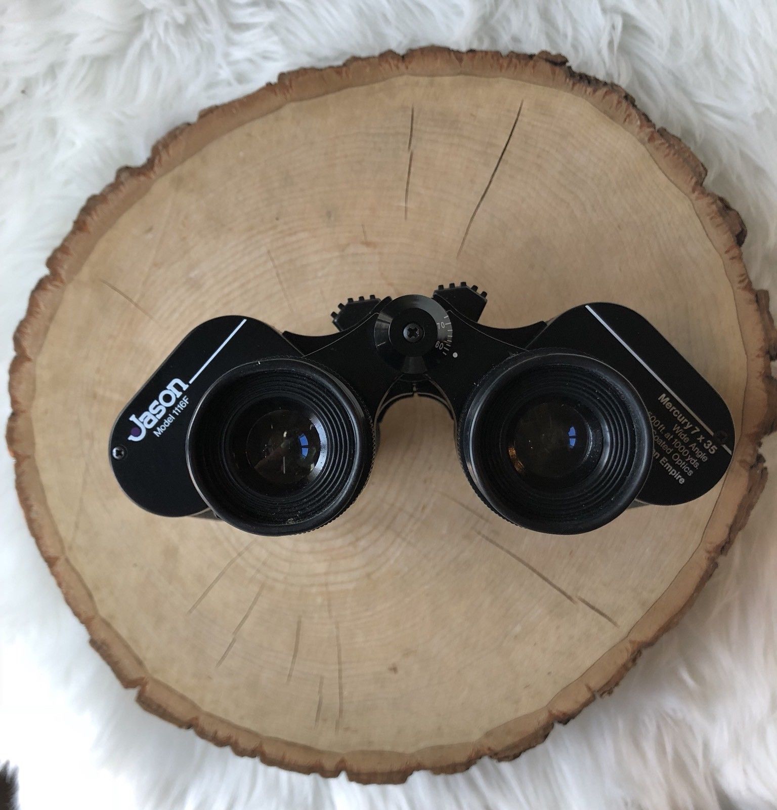 JASON EMPIRE MERCURY MODEL 1116F 7x35 WIDE ANGLE BINOCULARS WITH