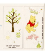 Disney Baby Winnie the Pooh and Piglet Vinyl Wall Decals Pooh&#39;s ABC New - $15.79