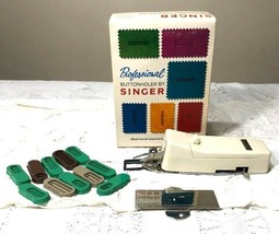 Vintage Singer Professional Buttonholer Slant-Needle Zig-Zag 381116 Sims... - $23.74