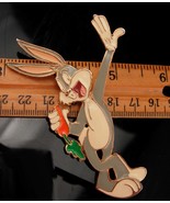 extra large Rabbit Brooch / Vintage Bugs Bunny pin -  Figural comic broo... - $45.00