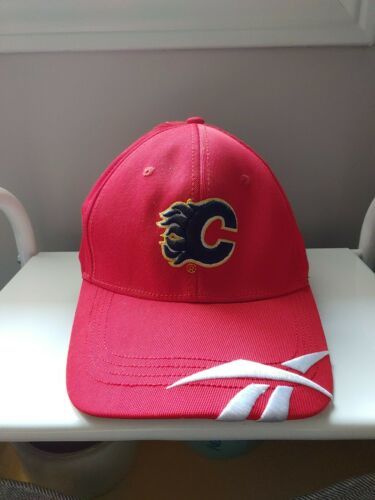Reebok Striped Logo NHL Team Adjustable Hat