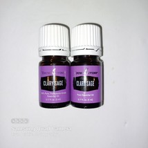 Young Living Essential Oils 5ml Clary Sage Both New and Sealed - $43.65