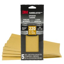 3M Sandblaster Advanced Sanding 220 Fine Grit Sandpaper Sheets - 2 Pack - $7.59