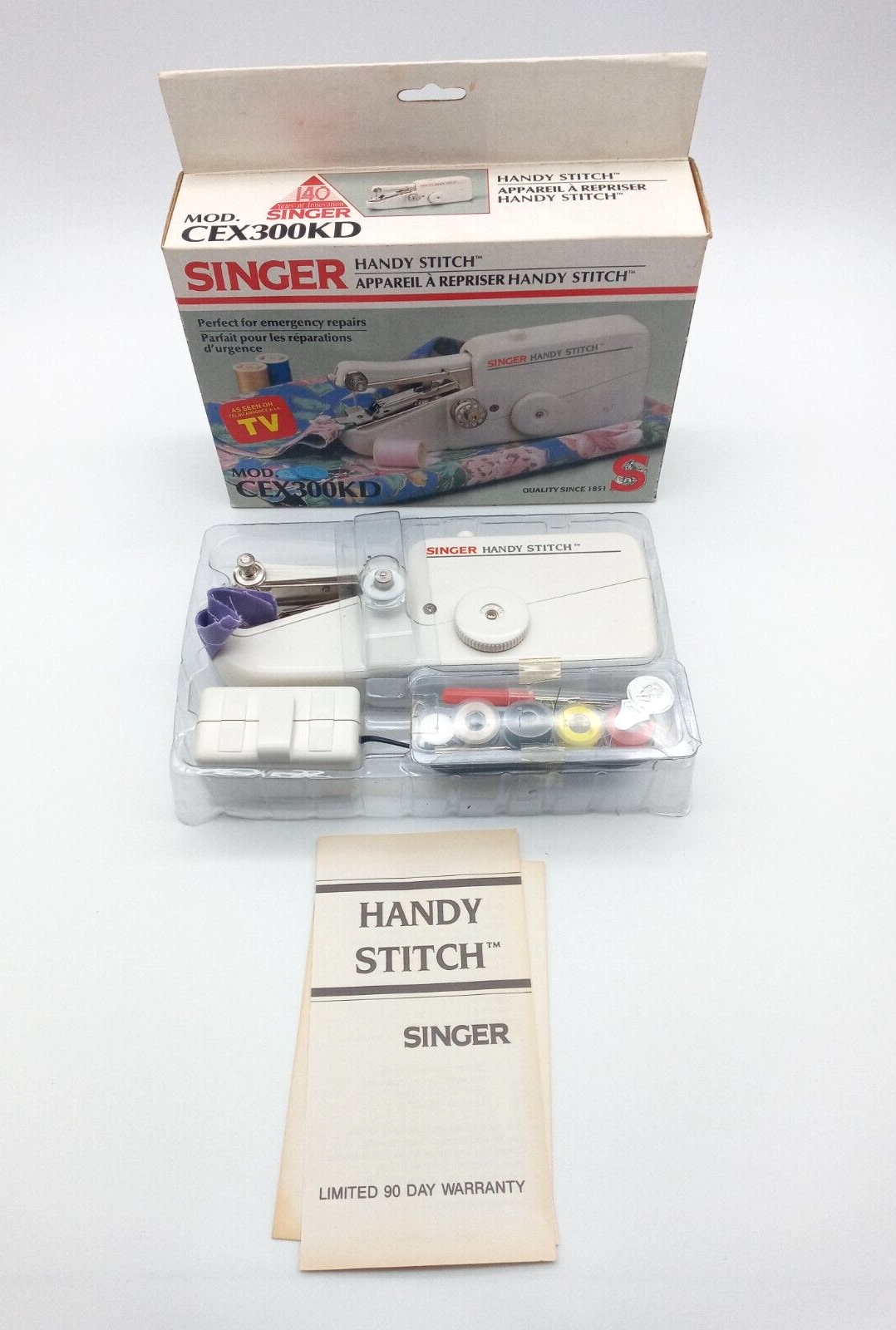 Primary image for Singer Handy Stitch Handheld Sewing Machine CEX300KD - NEW Open Box