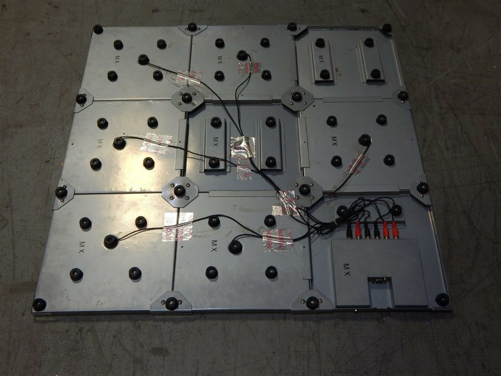 Lot of 2x Defective DDR Dance Revolution Metal Arcade Pad ASIS For