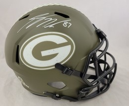 JORDY NELSON SIGNED GREEN BAY PACKERS F/S STS SPEED REP HELMET BECKETT QR image 1
