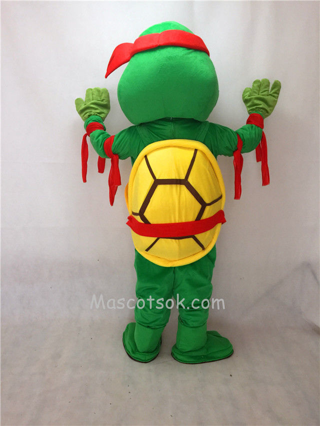 Red TMNT Teenage Mutant Ninja Turtle Mascot Costume - Unisex