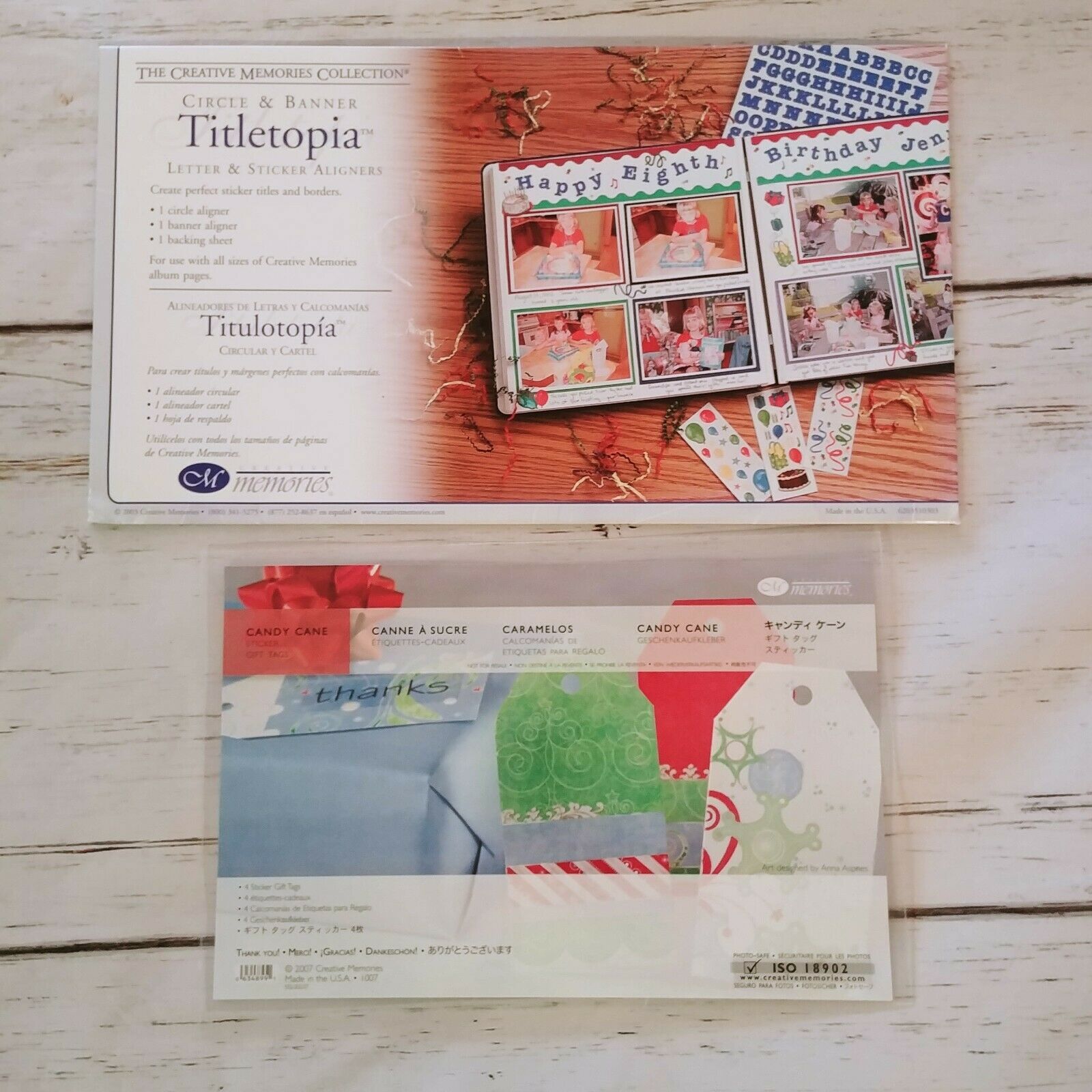4 X 6 PHOTO MATS AND CREATIVE MEMORIES 3 JOURNALING BOXES 1 STICKER NIP 5