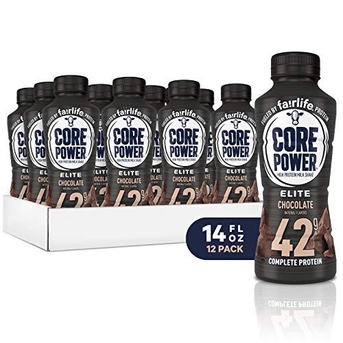 Core Power by fairlife Elite High Protein 42g Milk Shake, Chocolate, 14 ...