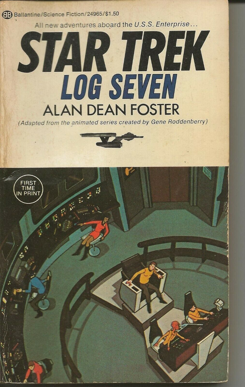 Primary image for Star Trek Log 7 ORIGINAL Vintage 1976 Paperback Book Ballantine Alan D Foster