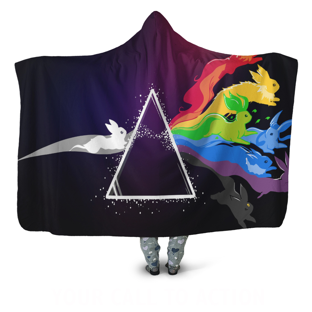 Pokemon Hooded Hoodie Throw Blanket Bedroom Home Blankets & Throws