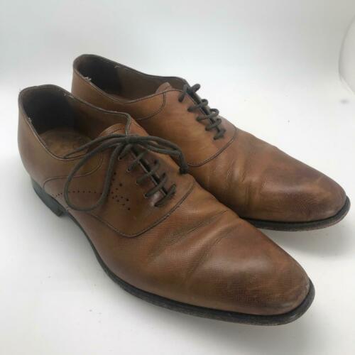 Loding Shoes Mens 9.5 Brown Laceup Goodyear Welted Leather SR1 - Dress ...