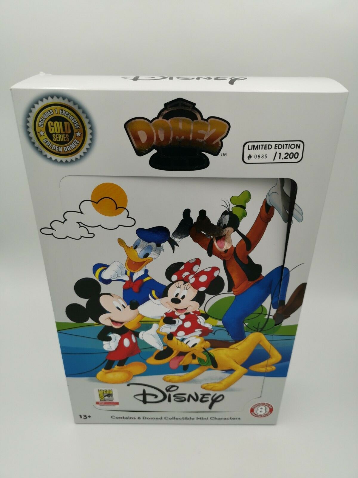 Disney Domez Limited Edition 8 Character Box Set Includes 1 Gold Series ...