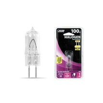Feit Electric High Quality Halogen Light Bulb, 100W, 120V, Clear GY6.35 ... - $9.95