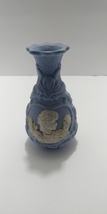 Vintage Wedgewood Jasperware Blue Bud Vase - $9.99