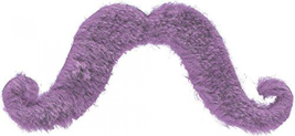 Amscan 3901221 Fun Felt Mustache Party Costume, Purple  - $6.49