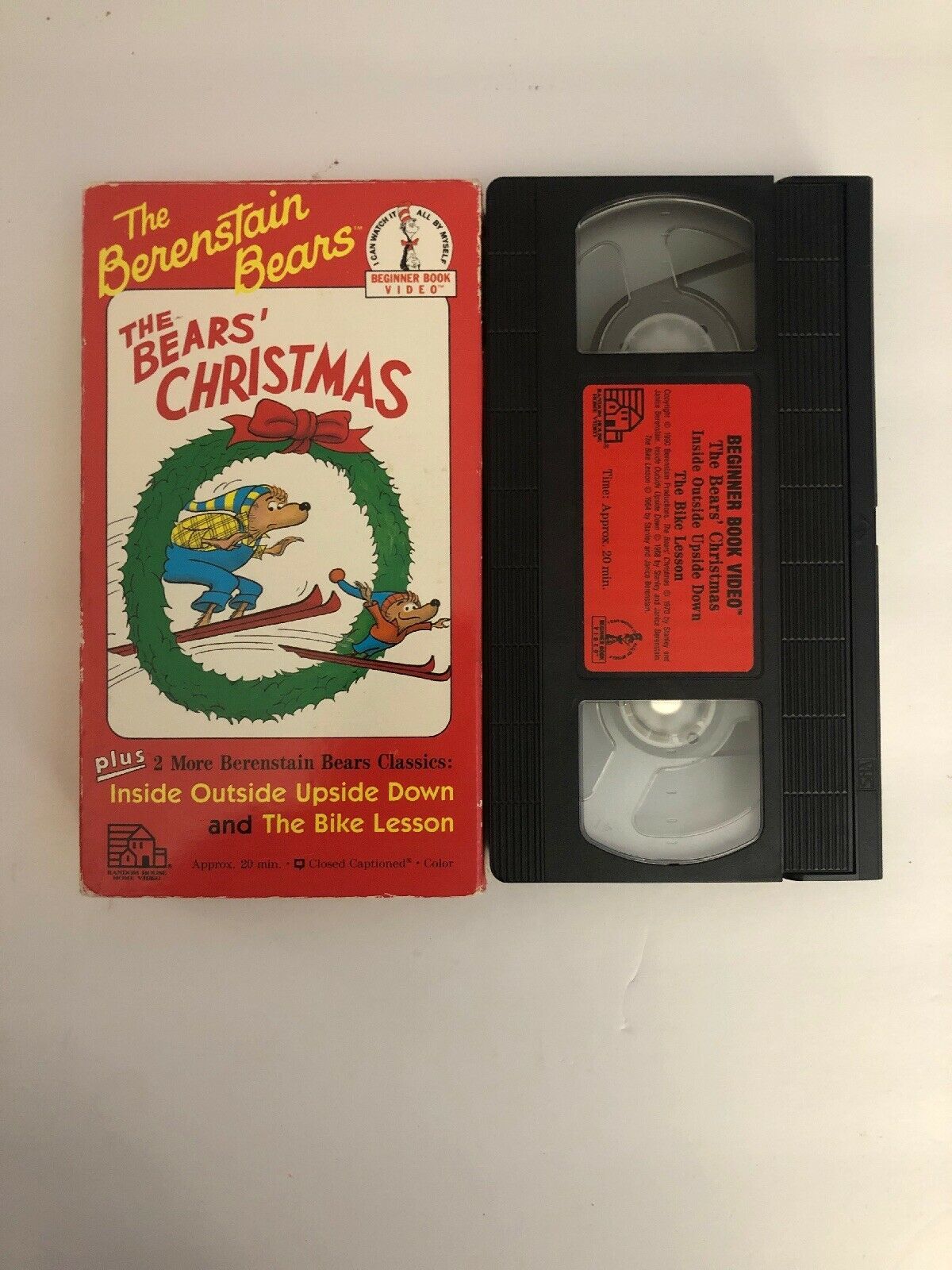 BERENSTAIN BEARS THE BEARS CHRISTMAS (VHS, 1990)TESTED-RARE VINTAGE ...