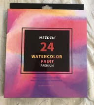 MEEDEN Watercolor Paint, Set of 24 Vibrant Colors in Tubes - $21.95