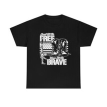 Land of the Free and Home of the Brave Men&#39;s Short Sleeve Tee - £15.83 GBP+