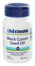 3 BOTTLES $11 Life Extension Black Cumin Seed Oil Anti Inflammatory 60 gel image 1