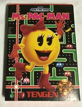 Ms. PAC-MAN Sega Genesis 1991 Game Cartridge With Retail Box - $9.75