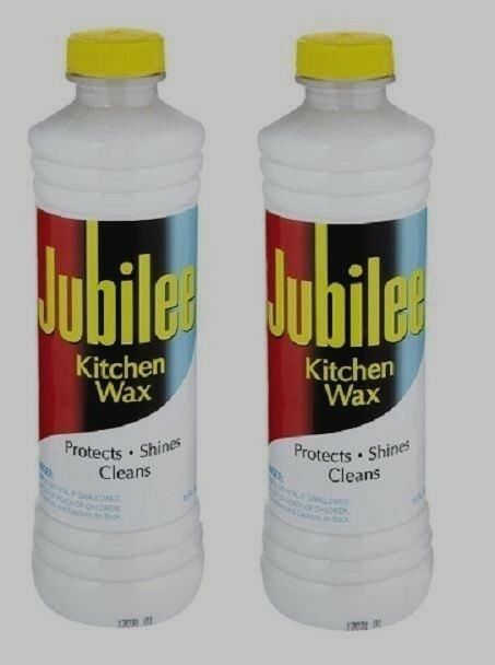 *2* 15 oz JUBILEE Kitchen Wax CLEANER Protects Shines Multi Room & Surface NEW!!