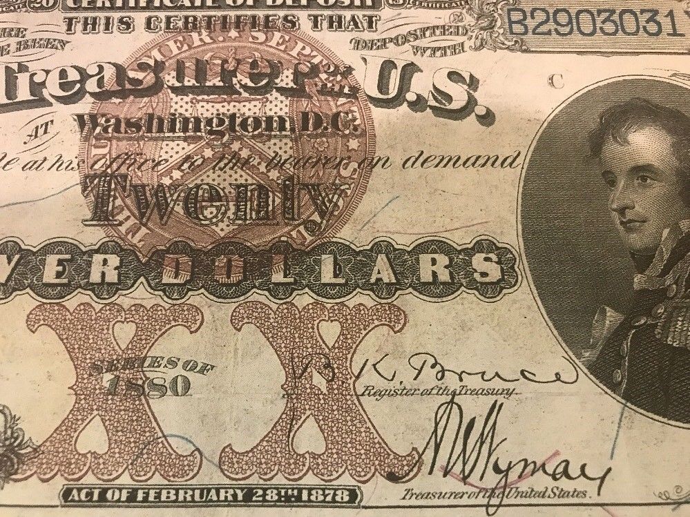 Reproduction 1 1899 Silver US Paper Money Currency Copy Paper Money