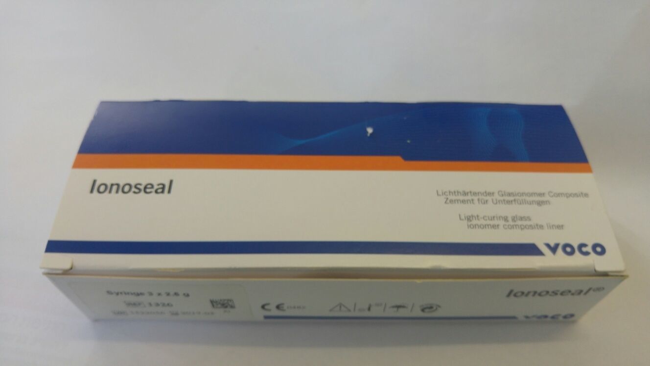 Dental Ionoseal LC Glass Ionomer Composite Liner Syringe by VOCO 2 * 2